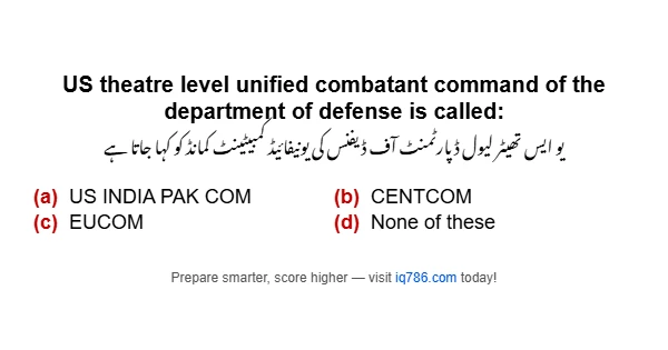 US theatre level unified combatant command of the department of defense is called:
