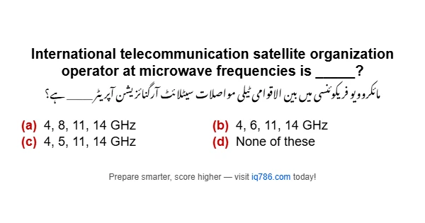 International telecommunication satellite organization operator at microwave frequencies is _____?